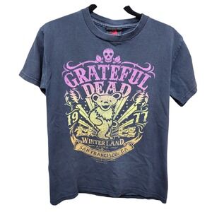 Grateful‎ Dead Winterland 1971 Bear Graphic T Shirt Zion Rootswear Gray Size S